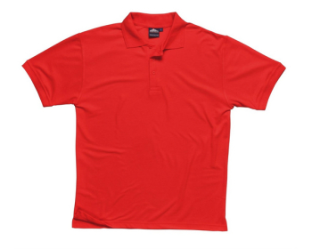 Short Sleeve Red Naples Polo Shirt