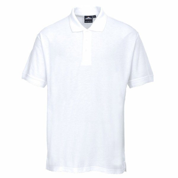 Short Sleeve White Naples Polo Shirt