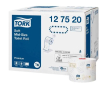 TORK COMPACT AUTO SHIFT TOILET TISSUE PREMIUM 2PLY 90M