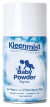KLEENMIST AIR FRESHENER REFILL BABY POWDER 280ML