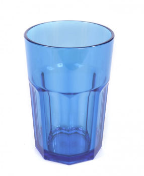 12OZ AMERICAN GLASS TRANS BLUE T2769