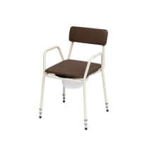 ALERTA STACKING COMMODE ADJUSTABLE HEIGHT