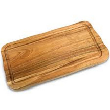 WOODEN BOARD WITH GROOVE 20x35x2CM CB2001