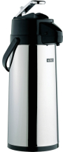 ELIA AIRPOT LEVER DISPENSER 2.5L S/STEEL GLASS-LINED