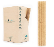 AGAVE COCKTAIL STRAW 150MM (5.9inch) BIODEGRADABLE X150