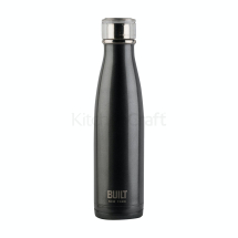 BUILT 17OZ DOUBLE WALLED S/S WATER BOTTLE CHARCOAL GREY