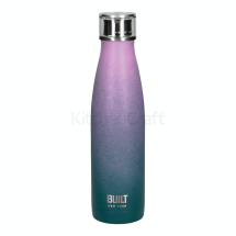BUILT 500ML DOUBLE WALL WATER BOTTLE PINK AND BLUE OMBRE