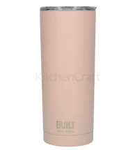 BUILT 20OZ DOUBLE WALLED S/S WATER TUMBLER PALE PINK