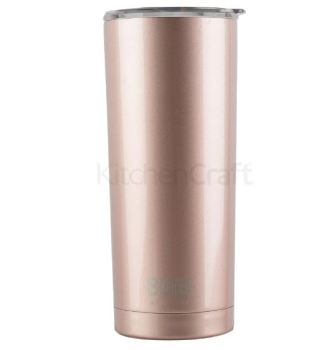 BUILT 20OZ DOUBLE WALLED S/S WATER TUMBLER ROSE GOLD