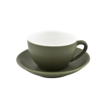 SAUCER FOR BEVANDE LARGE CAPPUCCINO CUP 10OZ SAGE X 6