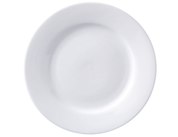 SUPERWHITE WINGED PLATE 10IN /26CM