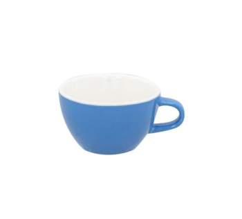 SUPERWHITE BOWL SHAPE CUP BLUE 285ML/10OZ