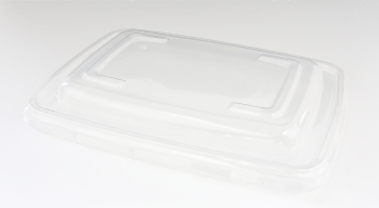 SABERT CLEAR FLAT LID FOR RECTANGLE PULP CONTAINER