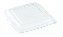 SABERT SQUARE rPET LID FOR CONTAINERS 9.25 x 9.25inch