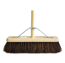 Industrial Medium Platform Broom Fitted with Handle and Stay 18inch