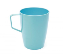 BEAKER WITH HANDLE TRANS BLUE 28CL 009