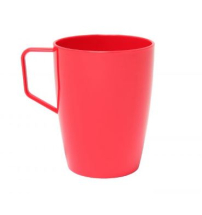 COPOLYESTER BEAKER WITH HANDLE RED 280ML T09IN