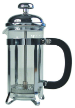 CAFETIERE CHROME FINISH PYREX BEAKER 8 CUP 100CL