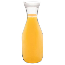 PLASTIC CARAFE WITH CLIP LID 1LTR