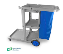 CHEAPIE-CHAPPIE JANITORIAL CART COMPLETE WITH BAG