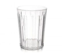 COPOLYESTER FLUTED TUMBLER 9OZ TRANS CLEAR 519CLE