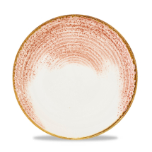 HOMESPUN ACCENTS CORAL COUPE PLATE 26CM
