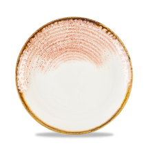 HOMESPUN ACCENTS CORAL COUPE PLATE 21.7CM