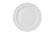 CHURCHILL ALCHEMY ABSTRACT 13inch SERVICE PLATE WHITE