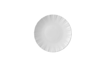ALCHEMY ABSTRACT WHITE COUPE 9inch PLATE