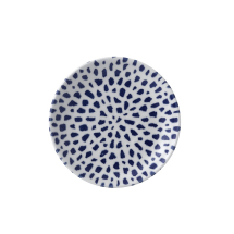 DUDSON TERRAZZO BLUE COUPE PLATE 6.5inch