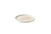 CHURCHILL KINTSUGI CORAL 10 1/4inch WALLED PLATE