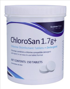 CHLOROSAN 1.7G CHLORINE TABLET X200