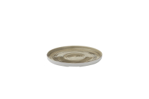 CHURCHIL STONECAST PATINA 10 1/4inch WALLED PLATE AN TAUPE