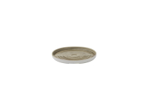 CHURCHIL STONECAST PATINA 8 1/4inch WALLED PLATE AN TAUPE