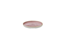 CHURCHILL STONECAST PETAL PINK 8 1/4inch WALLED PLATE