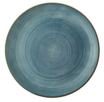 CHURCHIL STONECAST RAW 11 1/4inch COUPE PLATE BLUE
