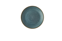 CHURCHIL STONECAST RAW 8 2/3inch COUPE PLATE BLUE