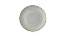 CHURCHIL STONECAST RAW 10 1/4inch COUPE PLATE GREY