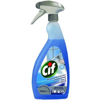 CIF GLASS & MULTISURFACE CLEANER 750ML