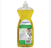 CLEANLINE CONCENTRATED LEMON WASHING UP LIQUID 1L