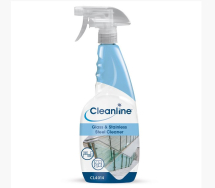 CLEANLINE GLASS & STAINLESS STEEL CLEANER 750ML