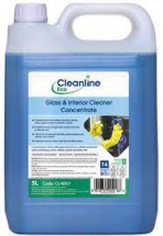 CLEANLINE ECO GLASS & INTERIOR CLEANER CONCENTRATE 5L