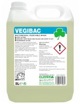 CLOVER VEGIBAC BACTERICIDAL VEGATABLE WASH 5LTR