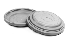 ISOTHERMAL PLATE COVER AND BASE GREY 2 PART SET 23CM