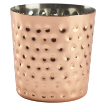 GENWARE HAMMERED COPPER PLATED SERVING CUP 14.1OZ