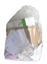 CLEAR RECYCLABLE SACK 16X25X39inch X200 EJP
