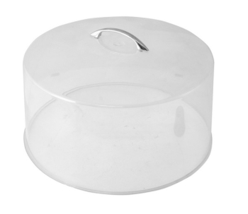 CAKE STAND COVER 12Inch WITH CHROME HANDLE