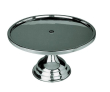 STAINLESS STEEL CAKE STAND 12"
