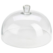 GENWARE GLASS CAKE STAND COVER 11.7"
