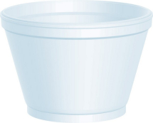 6OZ WHITE POLY FOOD CONTAINER